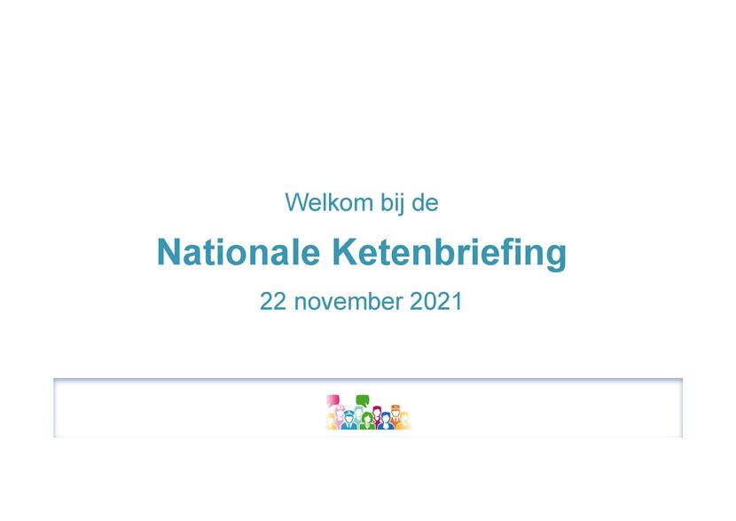 Afbeelding Nationale Ketenbriefing 22 november 2021